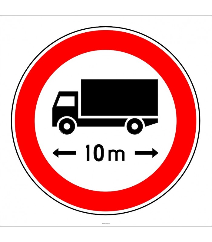 PF1344 - Uzunluğu X Metreden (Bize Bildirin) Fazla Olan Taşıt Giremez Trafik Levhası