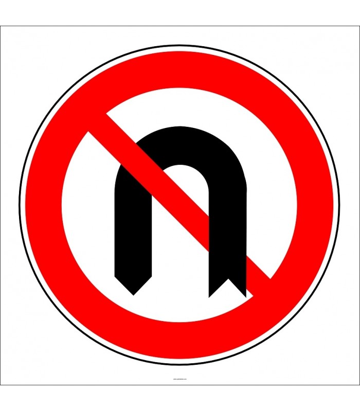 PF1356 - U Dönüşü Yapılmaz Trafik Levhası