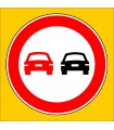 PF1358 - Öndeki Taşıtı Geçmek Yasaktır Trafik Levhası