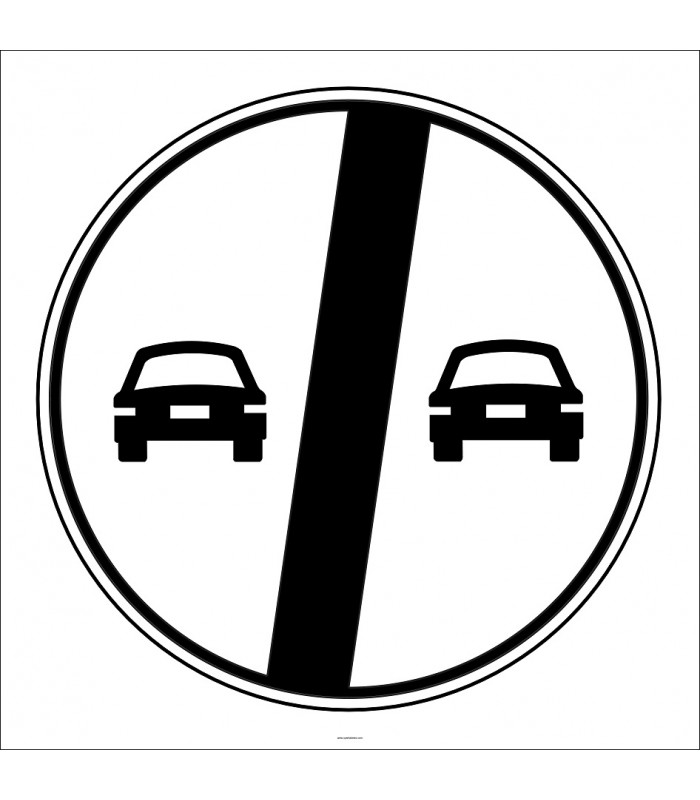 PF1371 - Geçme Yasağı Sonu Trafik Levhası