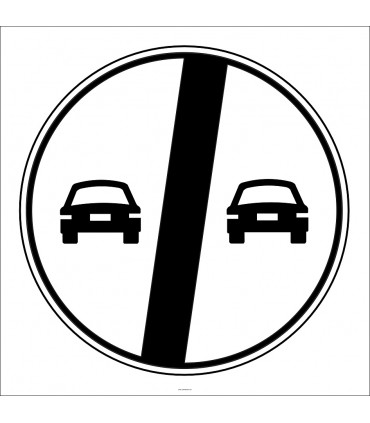 PF1371 - Geçme Yasağı Sonu Trafik Levhası