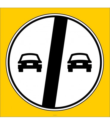 PF1372 - Geçme Yasağı Sonu Trafik Levhası