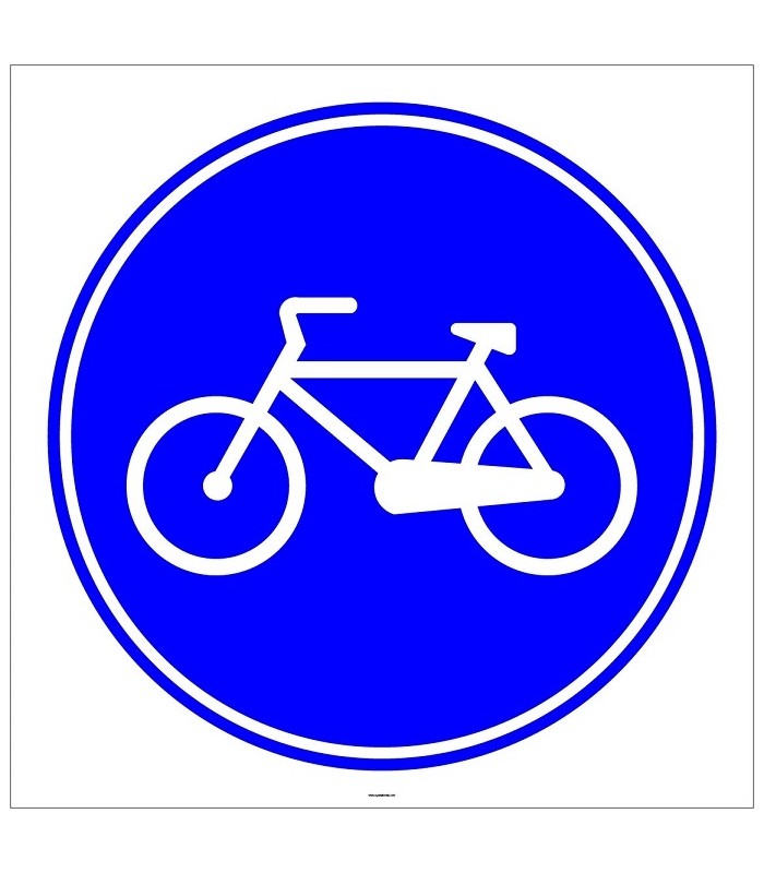 PF1415 - Mecburi Bisiklet Yolu Trafik Levhası