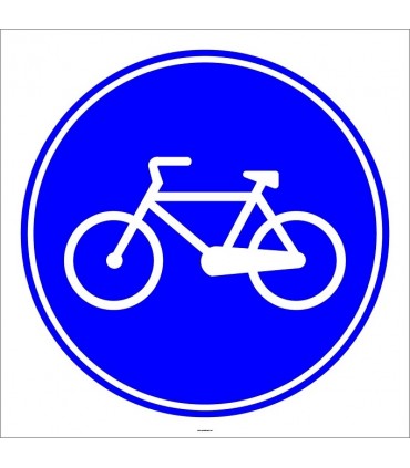 PF1415 - Mecburi Bisiklet Yolu Trafik Levhası