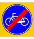 PF1417 - Mecburi Bisiklet Yolu Sonu Trafik Levhası