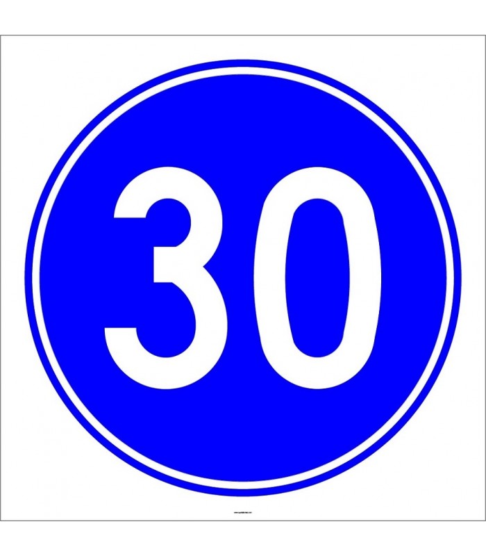 PF1427 - Mecburi Asgari Hız Trafik Levhası