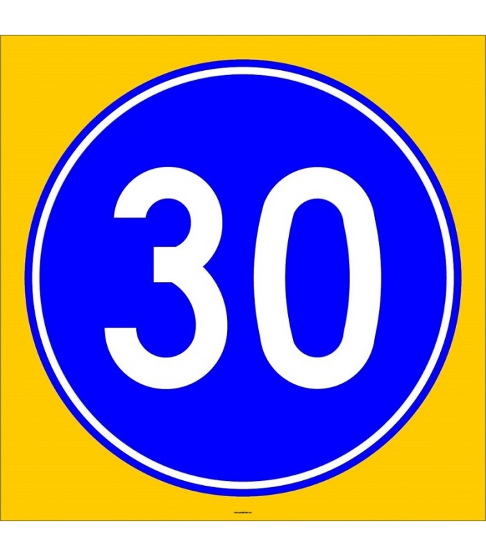 PF1428 - Mecburi Asgari Hız Trafik Levhası