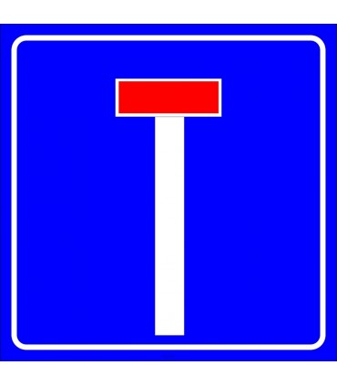 PF1456 - İleri Çıkmaz Yol Trafik Levhası