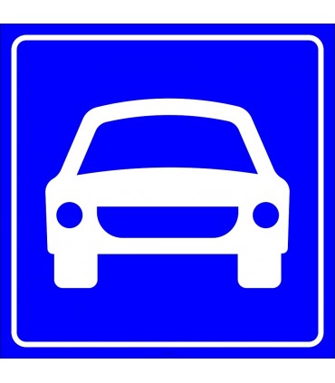 PF1457 - Motorlu Taşıt Yolu Başlangıcı Trafik Levhası