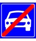 PF1458 - Motorlu Taşıt Yolu Sonu Trafik Levhası