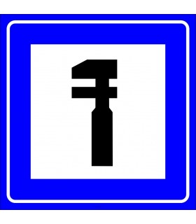 PF1464 - Tamirhane Trafik Levhası