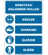 EF1969 - Koruyucu Malzemeni Kullan, Gözlük, Ayakkabı, Eldiven, Elbise