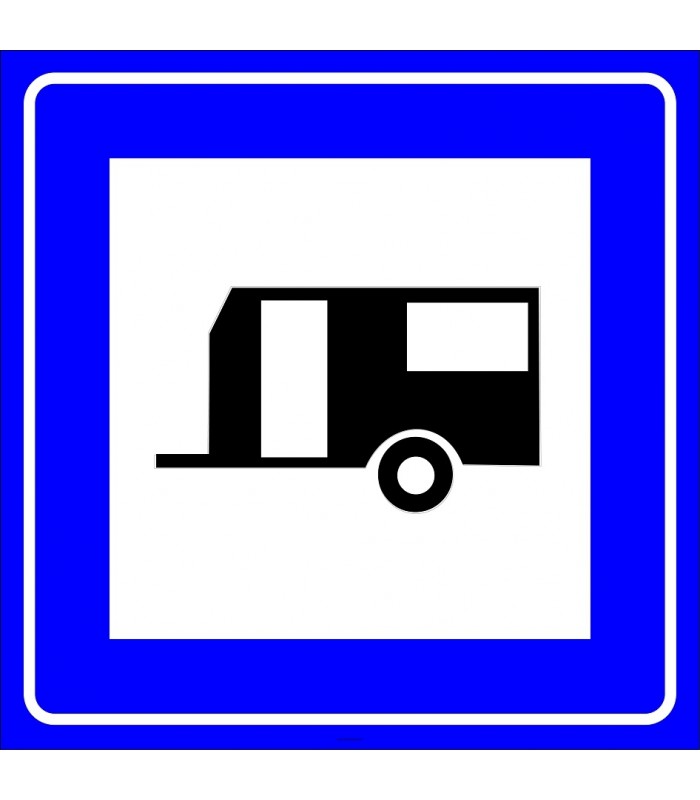 PF1475 - Karavanlı Kamp Yeri Trafik Levhası