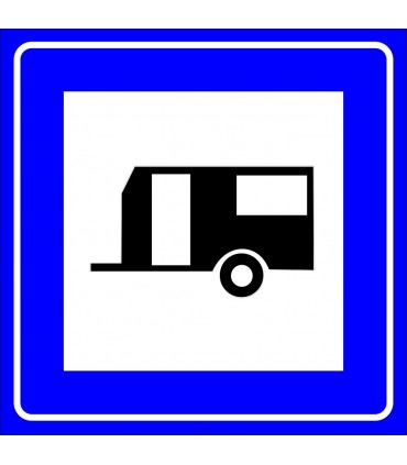 PF1475 - Karavanlı Kamp Yeri Trafik Levhası