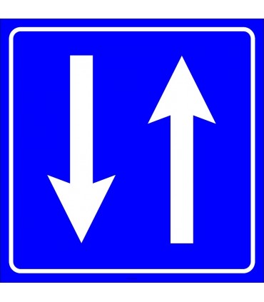 PF1486 - İki Yönlü Yol Trafik Levhası