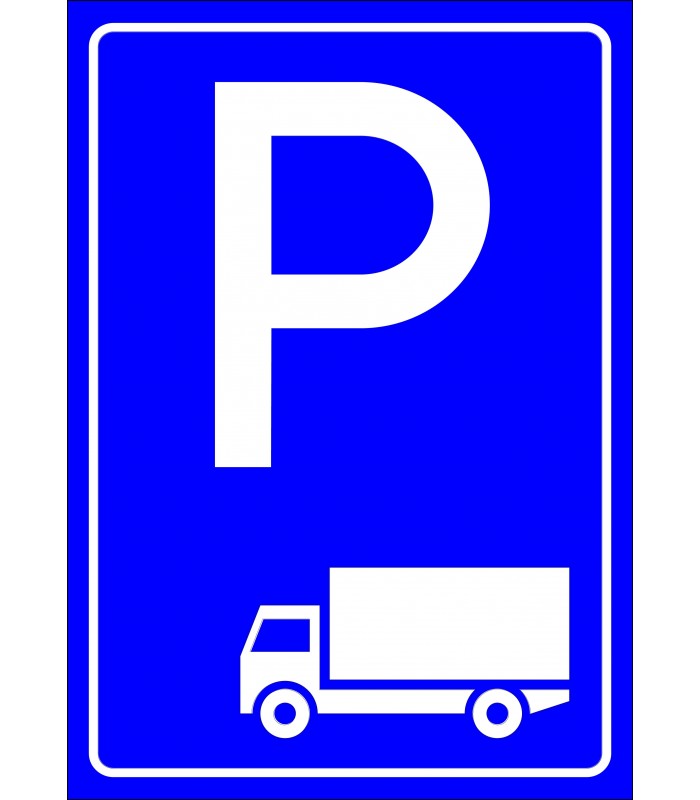 PF1513 - Kamyon Park Yeri Levhası