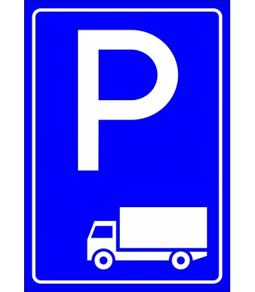 PF1513 - Kamyon Park Yeri Levhası