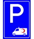 PF1525 - Ambulans Park Yeri Levhası