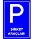 PF1549 - Şirket Araçları Park Yeri Levhası