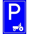 PF1552 - Traktör Park Yeri Levhası