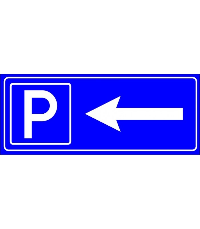 PF1554 - Otopark (Park Yeri) Solda İşareti/Levhası/Etiketi