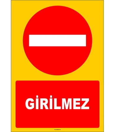 PF1579 - Girilmez
