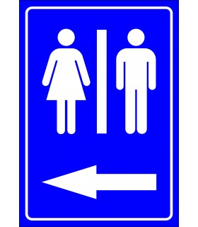 PF1581 - Kadın Erkek Tuvaletler (WC) solda