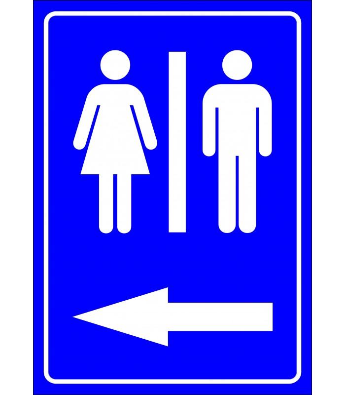 PF1581 - Kadın Erkek Tuvaletler (WC) solda