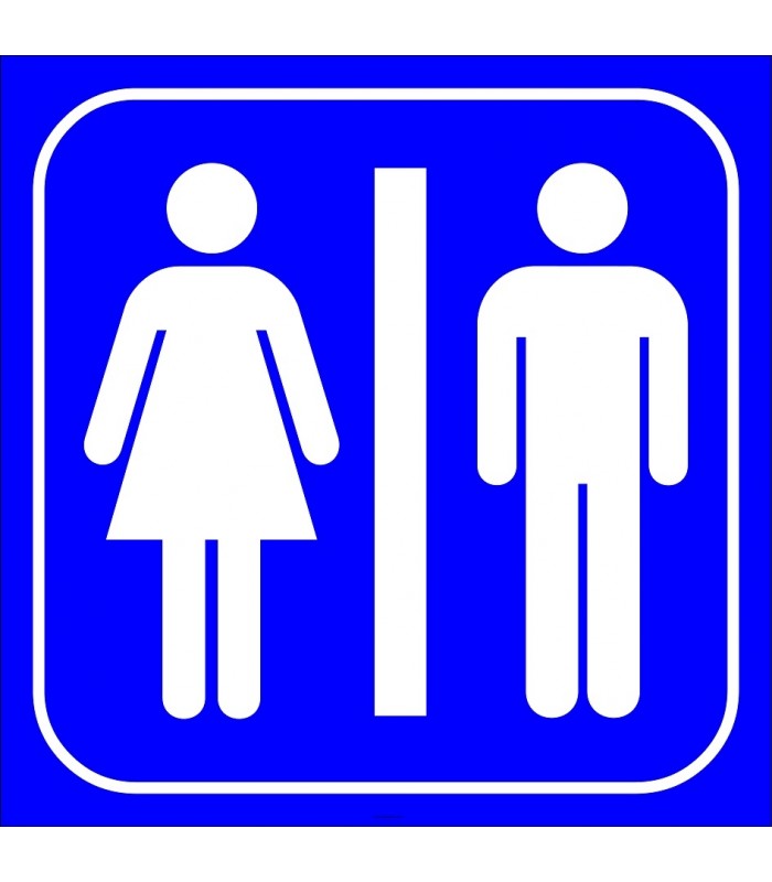 PF1585 - Kadın Erkek WC (Tuvalet) İşareti