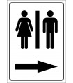 PF1588 - Kadın Erkek Tuvaletler (WC) sağda