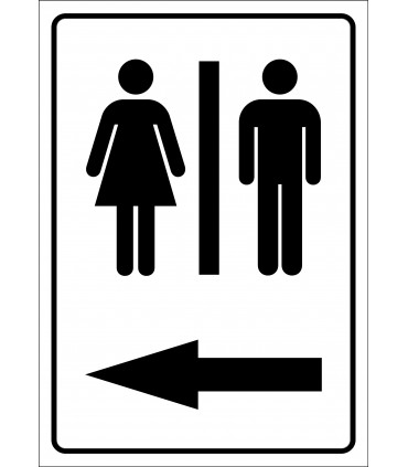 PF1589 - Kadın Erkek Tuvaletler (WC) solda