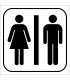 PF1593 - Kadın Erkek WC (Tuvalet) İşareti