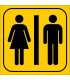 PF1609 - Kadın Erkek WC (Tuvalet) İşareti