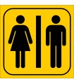 PF1609 - Kadın Erkek WC (Tuvalet) İşareti
