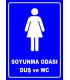 PF1655 - Kadın Soyunma Odası, Duş ve WC