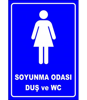 PF1655 - Kadın Soyunma Odası, Duş ve WC