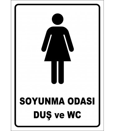 PF1656 - Kadın Soyunma Odası, Duş ve WC