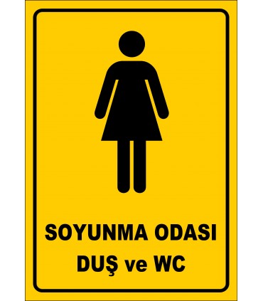 PF1657 - Kadın Soyunma Odası, Duş ve WC