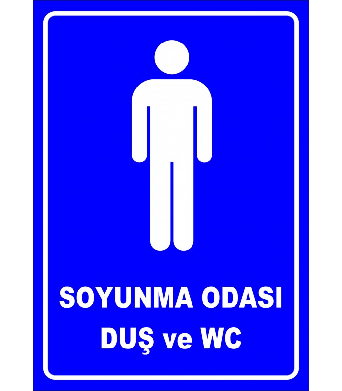 PF1658 - Erkek Soyunma Odası, Duş ve WC
