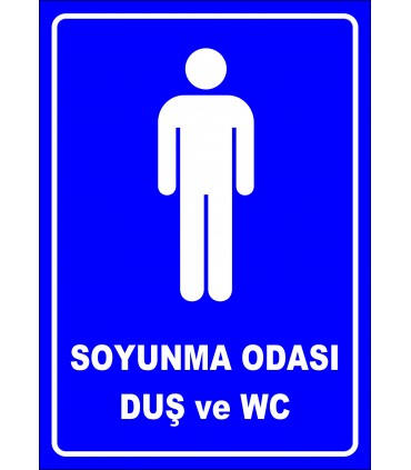 PF1658 - Erkek Soyunma Odası, Duş ve WC