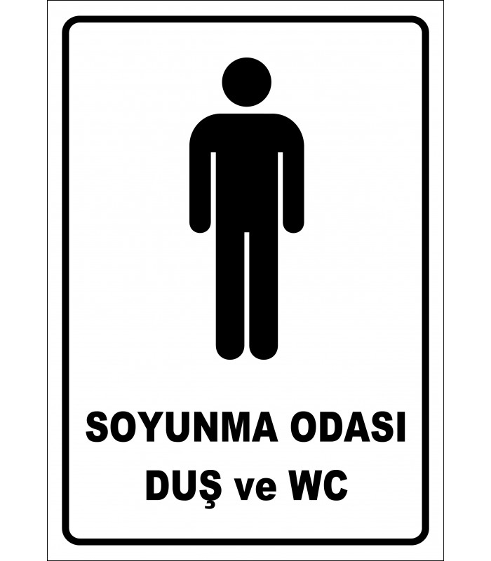 PF1659 - Erkek Soyunma Odası, Duş ve WC