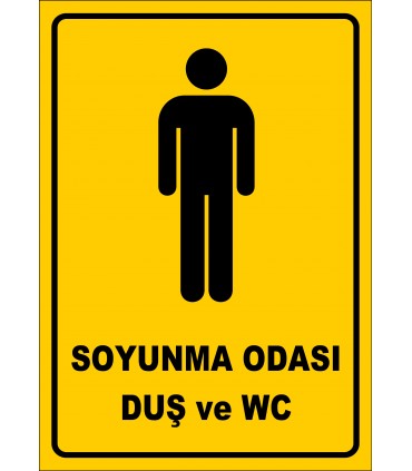 PF1660 - Erkek Soyunma Odası, Duş ve WC