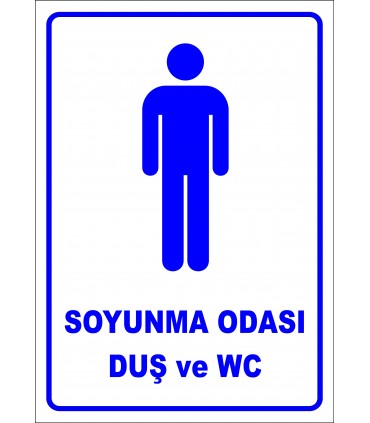 PF1693 - Erkek Soyunma Odası, Duş ve WC