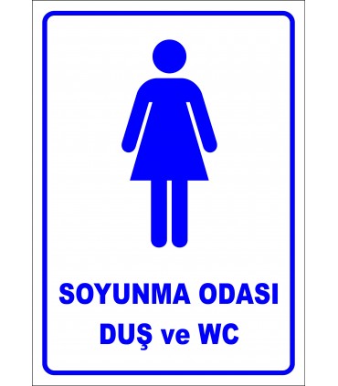 PF1694 - Kadın Soyunma Odası, Duş ve WC