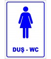 PF1698 - Kadın Duş ve WC