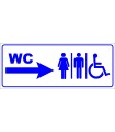 PF1703 - Kadın Erkek Engelli WC Sağda