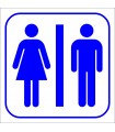 PF1718 - Kadın Erkek WC (Tuvalet) İşareti