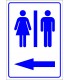 PF1722 - Kadın Erkek Tuvaletler (WC) solda