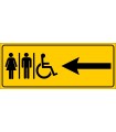 PF1628 - Kadın Erkek Engelli WC Solda
