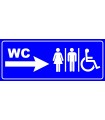 PF1634 - Kadın Erkek Engelli WC Sağda
